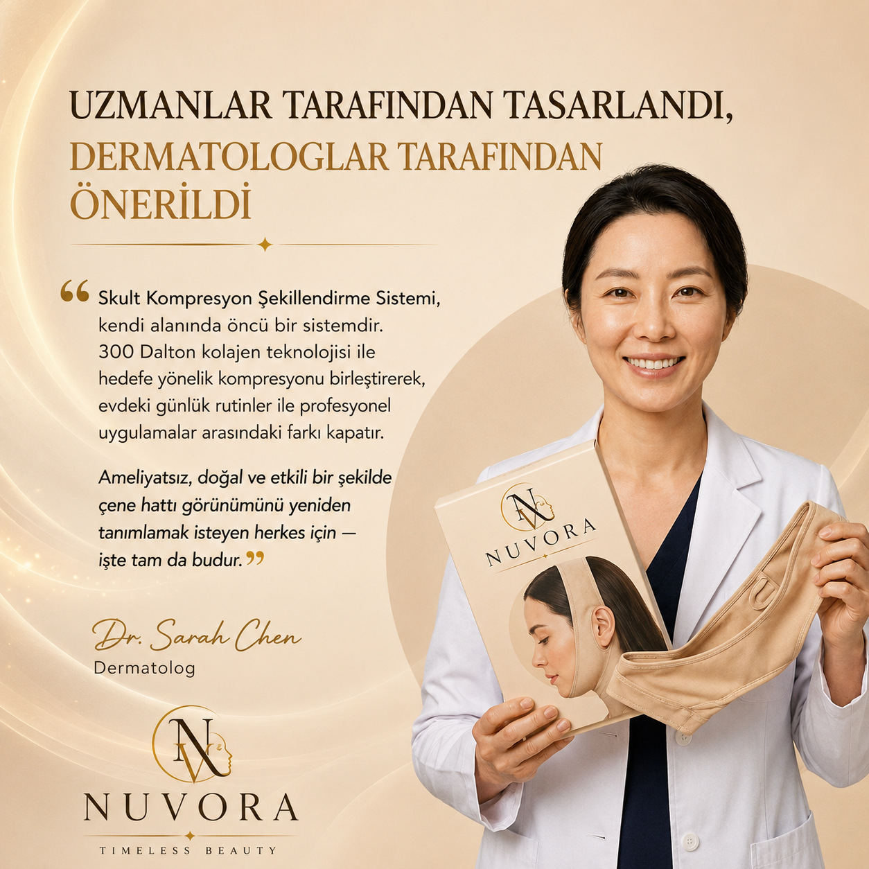 Kolajen Yüz Şekillendirici Maske