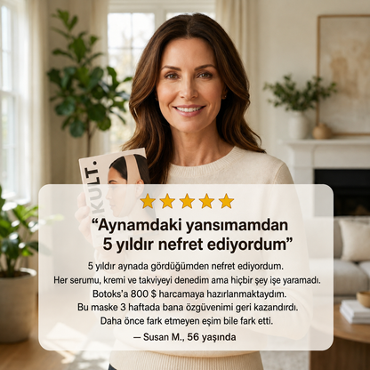 Kolajen Yüz Şekillendirici Maske